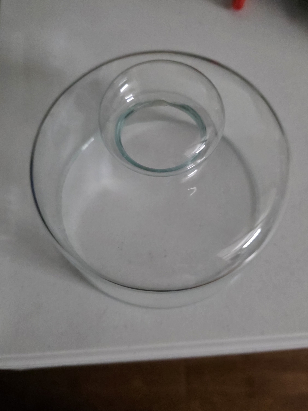 Vintage Glass Cloche Dome Knob Handle